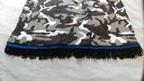 Hebrew Israelite (City Camo) T-Shirt w/ Premium Black, White or Silver Fringes