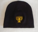 Hebrew Israelite Holy Menorah Skull Cap
