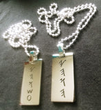 Hebrew Israelite Pendant  w/ YAHAWAH and YAHAWASHI in Ancient Paleo Hebrew