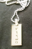 Hebrew Israelite Pendant  w/ YAHAWAH and YAHAWASHI in Ancient Paleo Hebrew