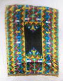 Caftán hebreo israelita (multicolor) con flecos dorados