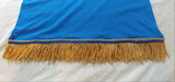 Hebrew Israelite Shirt w/ Premium Gold Fringes  (Royal Blue)