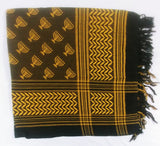 Hebrew Israelite Holy Menorah Headwrap/ Shemagh/ Scarf/ Shawl / Face Mask