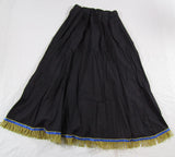 Hebrew Israelite Long Cotton Skirt w/ Fringes