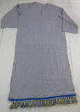 Hebrew Israelite Holy Linen Garment (Gray) w/ Tassel or Bullion Fringes