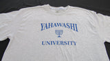 Hebrew Israelite "YAHAWASHI University" T-Shirt w/ Blue, Silver or Purple Fringes