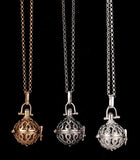 Collar con colgante difusor de aceites esenciales