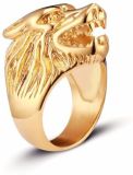 Hebrew Israelite Tribe of Benjamin Wolf Ring