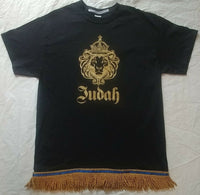 Hebrew Israelite Lion of Judah T-Shirt w/ Premium Fringes