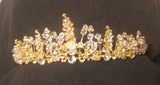 Golden Princess Tiara with Rhinestones