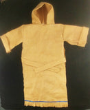 Hebrew Israelite 'Sackcloth and Ashes' Garment with Fringes (Tan) < 64" LONG