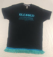 Hebrew Israelite BLESSED T-Shirt w/ Fringes