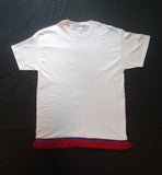 Camiseta hebrea israelita con flecos blancos premium