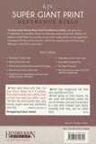 KJV SUPER GIANT PRINT Reference Bible (Hendrickson Bibles)