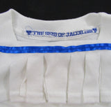 Camiseta hebrea israelita con flecos (blanco)