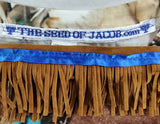 Camiseta hebrea israelita del Reino del Norte/GAD con flecos de ante