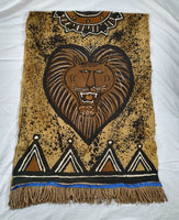 Hebrew Israelite "Lion of Judah" Mudcloth Poncho