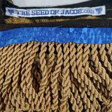 Poncho de tela de barro hebreo israelita "León de Judá"