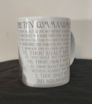 "THE TEN COMMANDMENTS" Coffee Mug