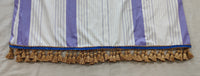 Hebrew Israelite Royal Purple Stripe Garment with Gold Bullion or Tassel Fringes