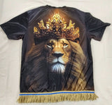Hebrew Israelite Lion of Judah Shirt w/ Fringes