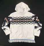 Northern Kingdom Zip-Up Hoodie with Fringes