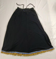 Hebrew Israelite Polyester Skirt w/ Gold or Black Fringes