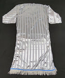 Hebrew Israelite Holy Garment w/ Silver Bullion Fringes (Silver)