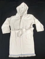 Hebrew Israelite 100% Cotton Terry Cloth Bathrobe w/ Fringes