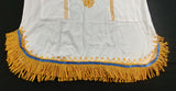 Hebrew Israelite Embroidered Dashiki w/ Gold Bullion Fringes