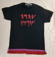 Hebrew Israelite T-Shirt (in Paleo Hebrew) w/ the 'Blood of Christ' & Fringes