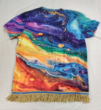 Camiseta hebrea israelita 'Heavenly Light' con flecos