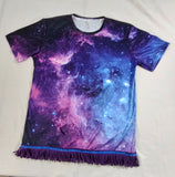 Camiseta hebrea israelita 'Heavenly Light' con flecos