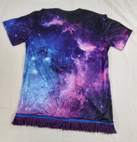 Camiseta hebrea israelita 'Heavenly Light' con flecos