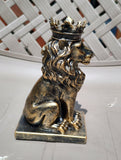 Crowned Lion of Judah Statue