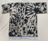 Hebrew Israelite Embroidered Tie-dye Dashiki w/ White Fringes