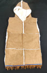 Hebrew Israelite 'Sheepskin' Hodded Garment with Suede Fringes