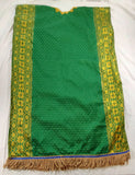 Hebrew Israelite Embroidered Royal Caftan with Gold Bullion or Tassel Fringes