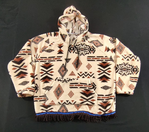 Northern Kingdom Hoodie with Fringes