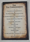 "The Ten Commandments" on Canvas