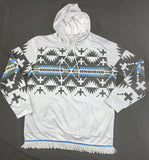 Northern Kingdom Zip-Up Hoodie with Fringes