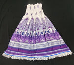 Vestido / falda hebrea israelita al atardecer con flecos dorados
