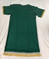 Camisa Dashiki bordada israelita hebrea con flecos dorados