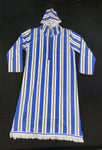 Camisa Dashiki bordada israelita hebrea con flecos dorados
