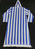 Camisa Dashiki bordada israelita hebrea con flecos dorados