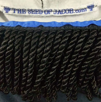 Hebrew Israelite Northern Kingdom Hooded Shirt w/ Black or Gold Fringes