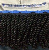 Hebrew Israelite Northern Kingdom Hooded Shirt w/ Black or Gold Fringes