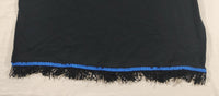 Hebrew Israelite Tank Top with Extra Thin Fringes (Black)