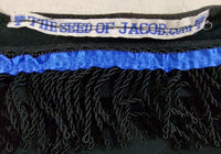 Hebrew Israelite Tank Top Undershirt with Extra Thin Fringes (Black)