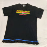 Hebrew Israelite Burkino Faso T-Shirt w/ Fringes